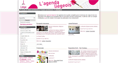 Desktop Screenshot of agenda.liege.be